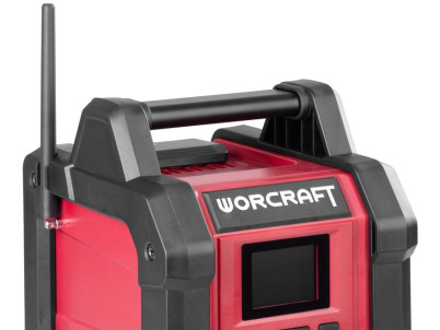 Rádio Worcraft CBTS-S20LiH ShareSYS, 20V Li-Ion, DAB+FM, Bluetooth, AUX, 2x15W