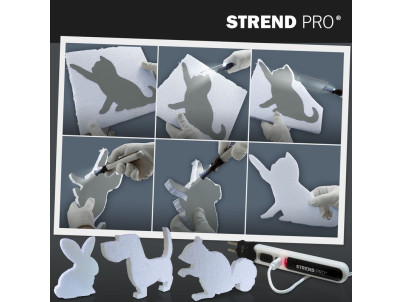 Pero Strend Pro, rezač na polystyrén, 2000mAh, USB nabíjanie, s príslušenstvom