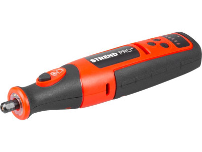 Brúska Strend Pro, mini, priama, vŕtanie a brúsenie, 8 V, 1500 mAh, s príslušenstvom