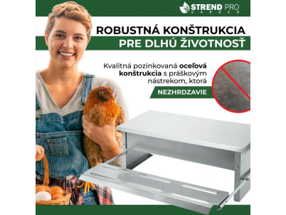 Kŕmitko Strend Pro, pre hydinu, automatické, nášľapné, max. 5 kg