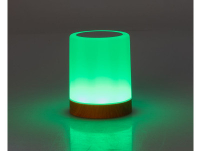 Lampa Strend Pro, stolná, stmievateľná, USB, voľba intenzity a farby svetla, RGB, s hákom na zavesenie