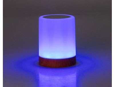 Lampa Strend Pro, stolná, stmievateľná, USB, voľba intenzity a farby svetla, RGB, s hákom na zavesenie