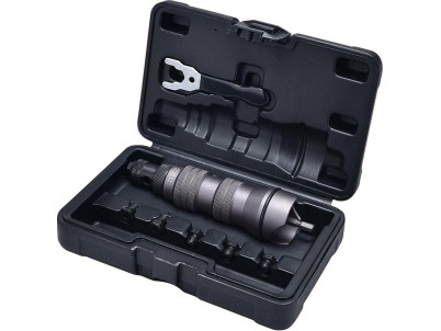 Nadstavec na vŕtačku Strend Pro Premium, 1/4", 2,4 - 6,4 mm nitovací, pre trhacie nity, v kufri