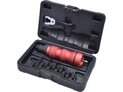 Nadstavec na vŕtačku Strend Pro Premium, 1/4", M3 - M10, nitovací, pre maticové nity, v kufri Nadstavec na vŕtačku Strend Pro Premium, 1/4", M3 - M10, nitovací, pre maticové nity, v kufri