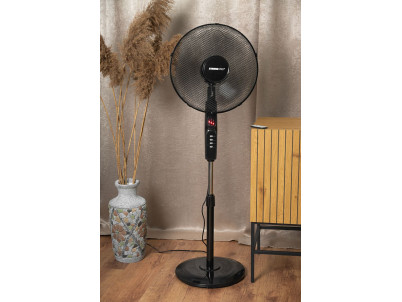 Ventilátor Strend Pro, stojanový, s diaľkovým ovládaním, 60 cm, 45 W