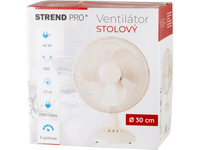 Ventilátor Strend Pro, stolový, 34 cm, 35 W