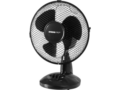 Ventilátor Strend Pro, stolový, čierny, 34 cm, 25 W