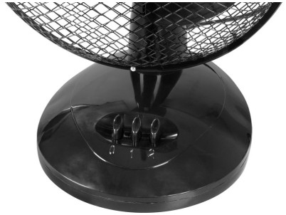 Ventilátor Strend Pro, stolový, čierny, 34 cm, 25 W