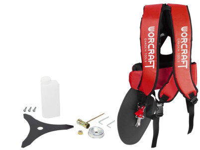 Krovinorez Worcraft GT65-430, 2,2 kW, s príslušenstvom, ANTIVIBRAČNÁ FUNKCIA