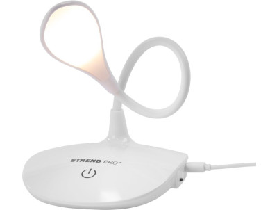 Lampa Strend Pro, stolná, LED, voľba intenzity svetla, USB, 2 W, biela