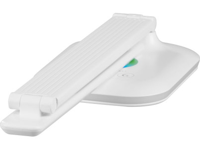 Lampa Strend Pro, stolná, dotykové ovládanie, stmievanie, RGB, podsvietený podstavec, 4 W, biela