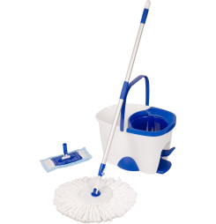 Súprava upratovacia Neco TORNADO Spin Mop, rotačný mop na podlahy + vedro 18 lit., Microfibre, PP, ABS