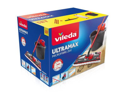 Súprava upratovacia Vileda Ultramax Complete Set box mop na podlahy + vedro