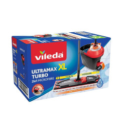 Súprava upratovacia Vileda Ultramax XL TURBO mop na podlahy + vedro + SANYTOL Grátis