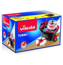 Súprava upratovacia Vileda TURBO 2v1, rotačný mop na podlahy + vedro, s darčekom