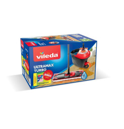 Súprava upratovacia Vileda Ultramax TURBO mop+vedro + handrička Actifibre Soft