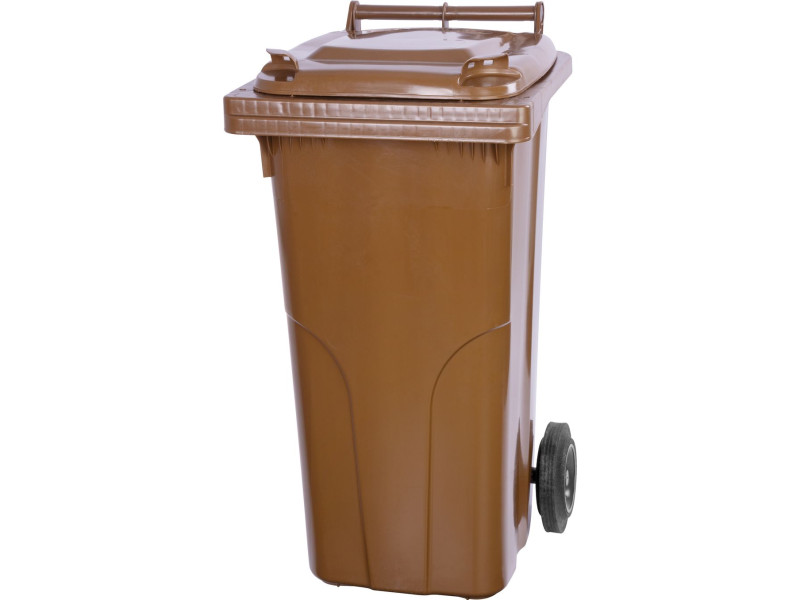 Nádoba Europlast 240 lit., plast, hnedá, popolnica na odpad