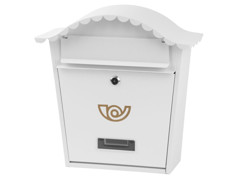 Schránka NAPOLEON B 365x365x135 mm, poštová, biela Schránka NAPOLEON B 365x365x135 mm, poštová, biela