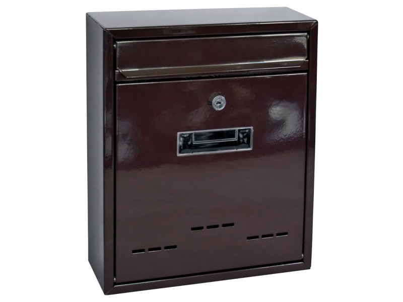 Schránka FLATBLOCK 260x90x310 mm, poštová, hnedá Schránka FLATBLOCK 260x90x310 mm, poštová, hnedá