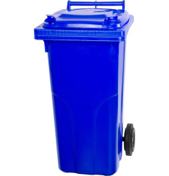 Nádoba Europlast 120 lit., plast, modrá 5002, HDPE, popolnica na odpad