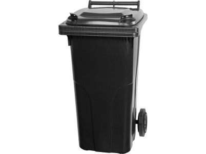 Nádoba Europlast 120 lit., plast, čierna, HDPE, popolnica na odpad
