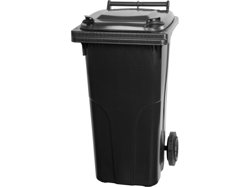 Nádoba Europlast 120 lit., plast, čierna, HDPE, popolnica na odpad