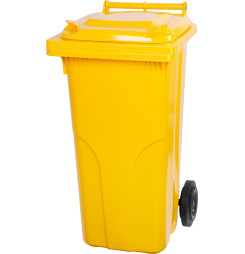 Nádoba Europlast 240 lit., plast, žltá, popolnica na odpad