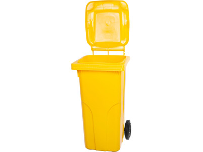 Nádoba Europlast 240 lit., plast, žltá, popolnica na odpad