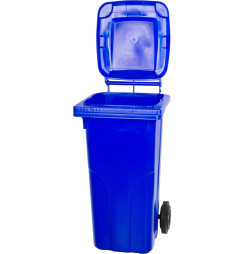 Nádoba Europlast 240 lit., plast, modrá, popolnica na odpad