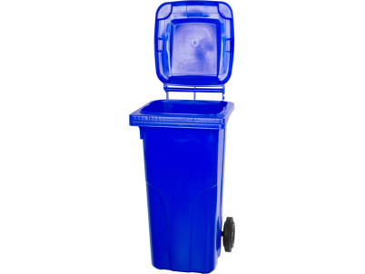 Nádoba Europlast 240 lit., plast, modrá, popolnica na odpad