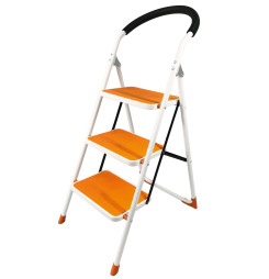 Schodíky Strend Pro WRH2062, 3 stupienkové, nosn. 150 kg, oranžové