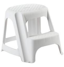 Stupadlo plastové, 2 stupienkové, 40 cm, biele, nos. 150 kg