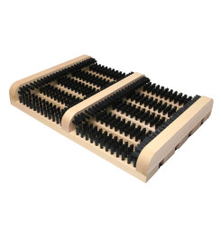 Rohožka GECO WMN.1, pred dvere, 36x26.5x5.5 cm, drevo, škrabák na obuv