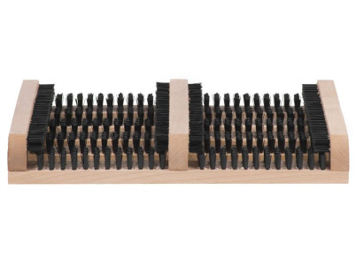 Rohožka GECO WMN.1, pred dvere, 36x26.5x5.5 cm, drevo, škrabák na obuv