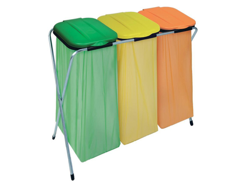 Stojan Strend Pro Ecofix-3, Trio, na vrecia na odpad