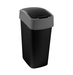 Kôš Curver® PACIFIC FLIP BIN 25 lit., 34x26x47 cm, čierno/šedý, na odpad