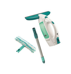 Čistič okien LEIFHEIT 51003 Window cleaner, s tyčou 43 cm, mop a vysávač na okná, akumulátorový
