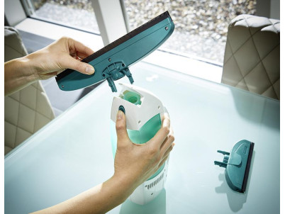 Čistič okien LEIFHEIT 51003 Window cleaner, s tyčou 43 cm, mop a vysávač na okná, akumulátorový