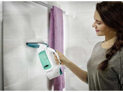 Čistič okien LEIFHEIT 51003 Window cleaner, s tyčou 43 cm, mop a vysávač na okná, akumulátorový