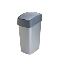 Kôš Curver® PACIFIC FLIP BIN 45 lit., 37.6x29.4x65.3 cm, antracit/šedý, na odpad