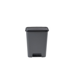 Kôš Curver® COMPATTA BIN, 50 lit., 29.4x49.6x62 cm, čierny/sivý, na odpad, s pedálom
