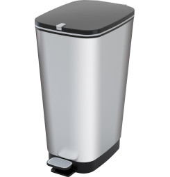 Kôš KIS Chic Bin Steel L, 50 lit., 44,5x29x60,5 cm, na odpad, s pedálom
