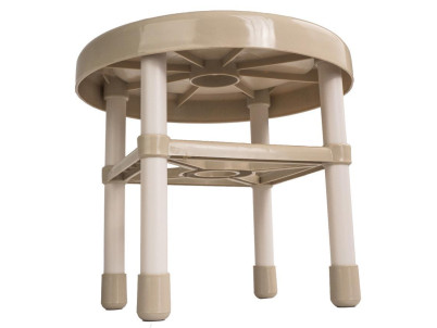 Stolička plastová Strend Pro, mini, okrúhla, stupadlo, priemer 325x285 mm