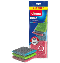 Drôtenka Vileda Power Inox Colors 2+1 ks
