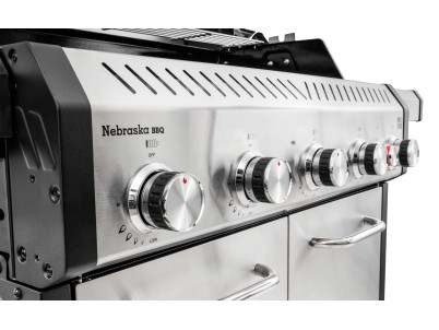 Plynový gril G21 Nebraska BBQ Premium line, 6 horákov + zadarmo redukčný ventil