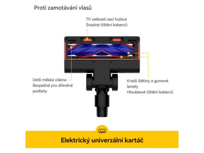 DEM-T50W TYČOVÝ AKU VYSAVAČ DEERMA