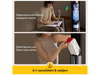 DEM-T50W STATION TYČOVÝ VYSÁVAČ DEERMA