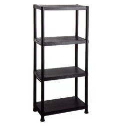 Regál Racks RA3071, plastový, 4 police, 600x300x1350 mm, max. 20kg/polica