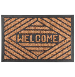 Rohožka MagicHome RBP 193, pred dvere, Welcome 3, 40x60 cm, guma/panama