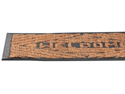Rohožka MagicHome RBP 193, pred dvere, Welcome 3, 40x60 cm, guma/panama